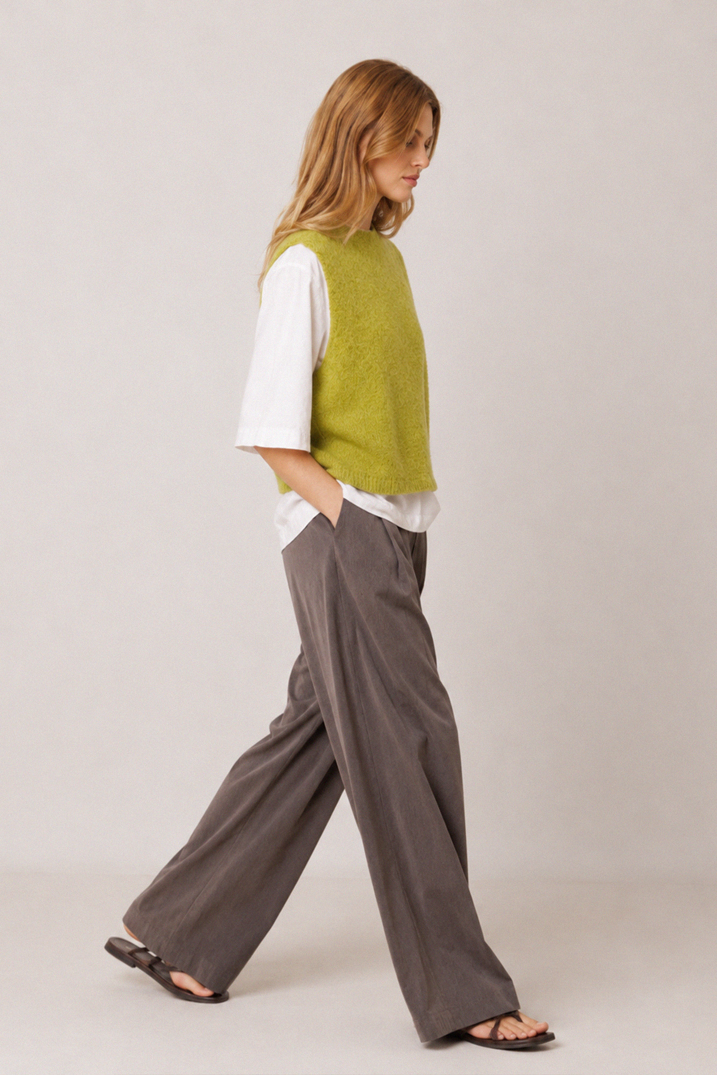 BOXY VEST WITH MOHAIR