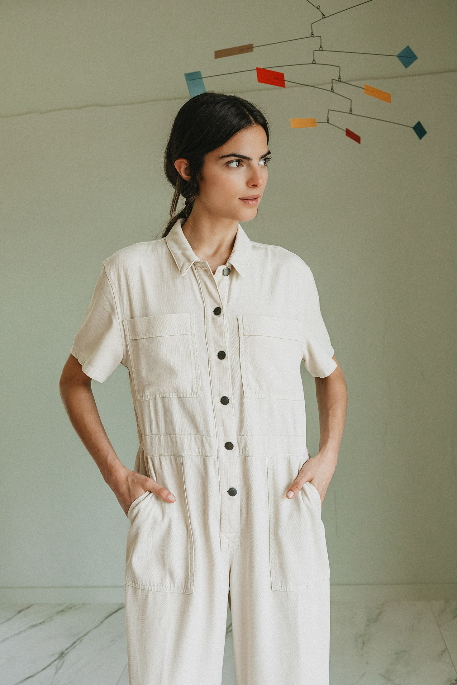 FLOWY JUMPER WITH POCKETS